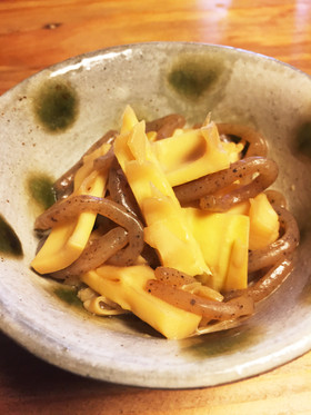 こども大好きはちくとこんにゃくの甘辛煮